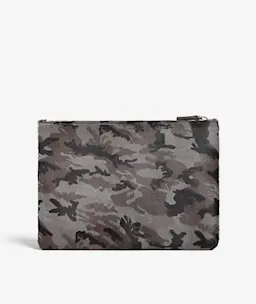 Small Clutch Pony Military Grey