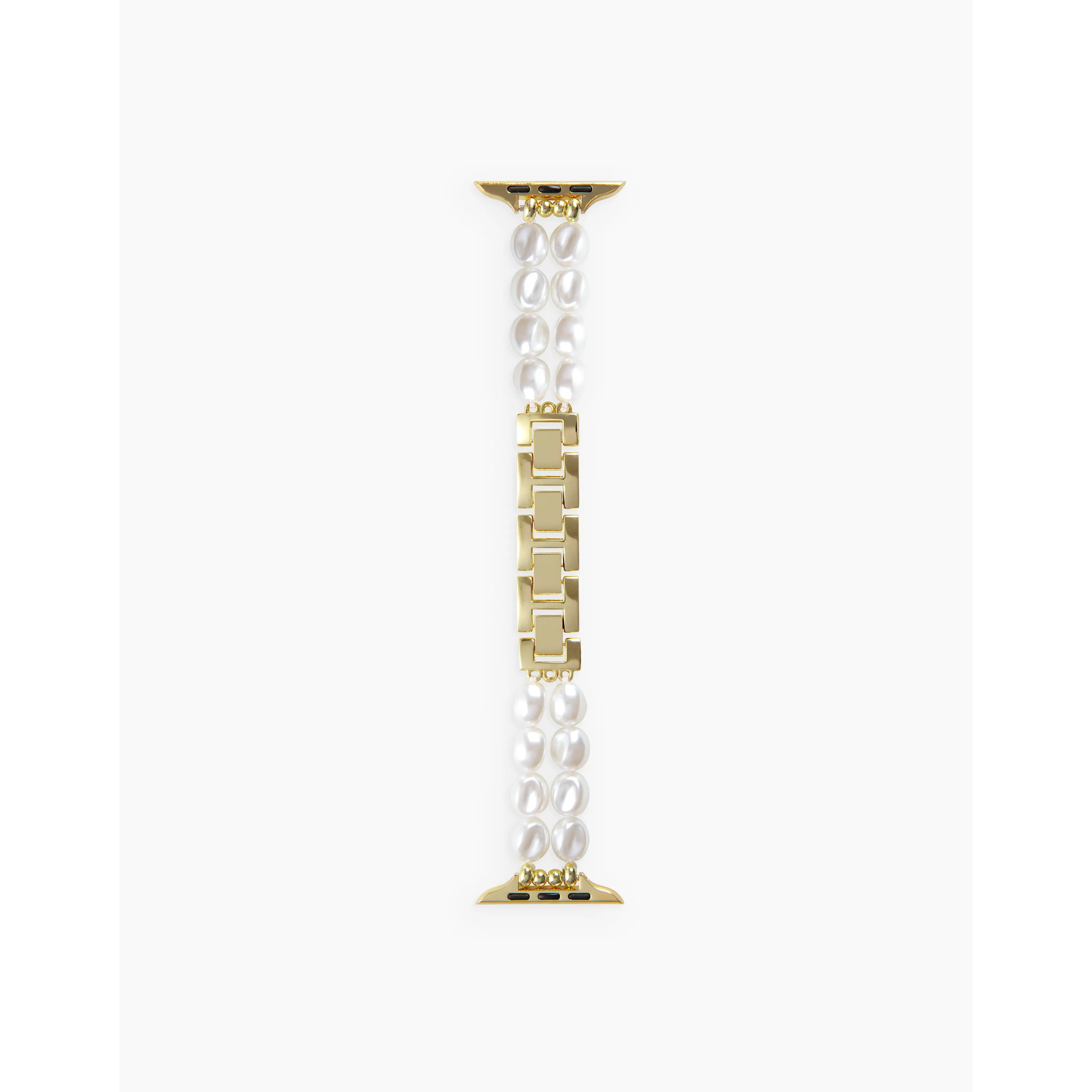 Beaded Watch Band  Apple Watch Series 1-3 42mm Classy White Pearl