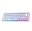 DK240 60% membrantangentbord RGB, Vit