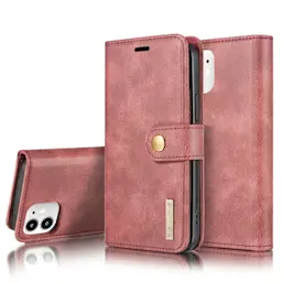 iPhone 12 Mini Plånboksfodral med avtagbart skal, Red