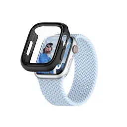 Apple Watch Series 11 42mm Slankt heldækkende cover med skærmbeskytter, Sort