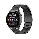 Metalliranneke Huawei Watch 3/Watch 3 Pro Musta