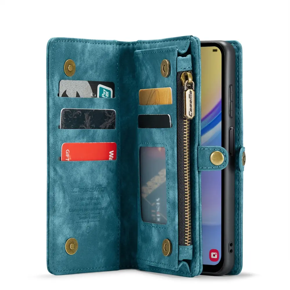 Multi-slot Plånboksfodral Samsung Galaxy A16 Blå