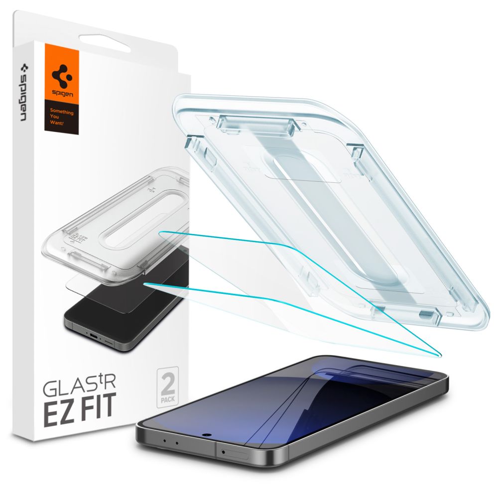 Spigen Samsung Galaxy S24 FE Screen Protector GLAS.tR EZ Fit (2-pack)