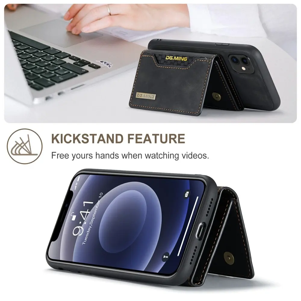 Magnetic Card Slot Case iPhone 11 Svart