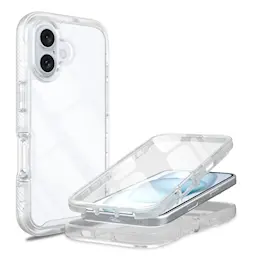 Full Protection Kuori iPhone 16 Plus Kirkas