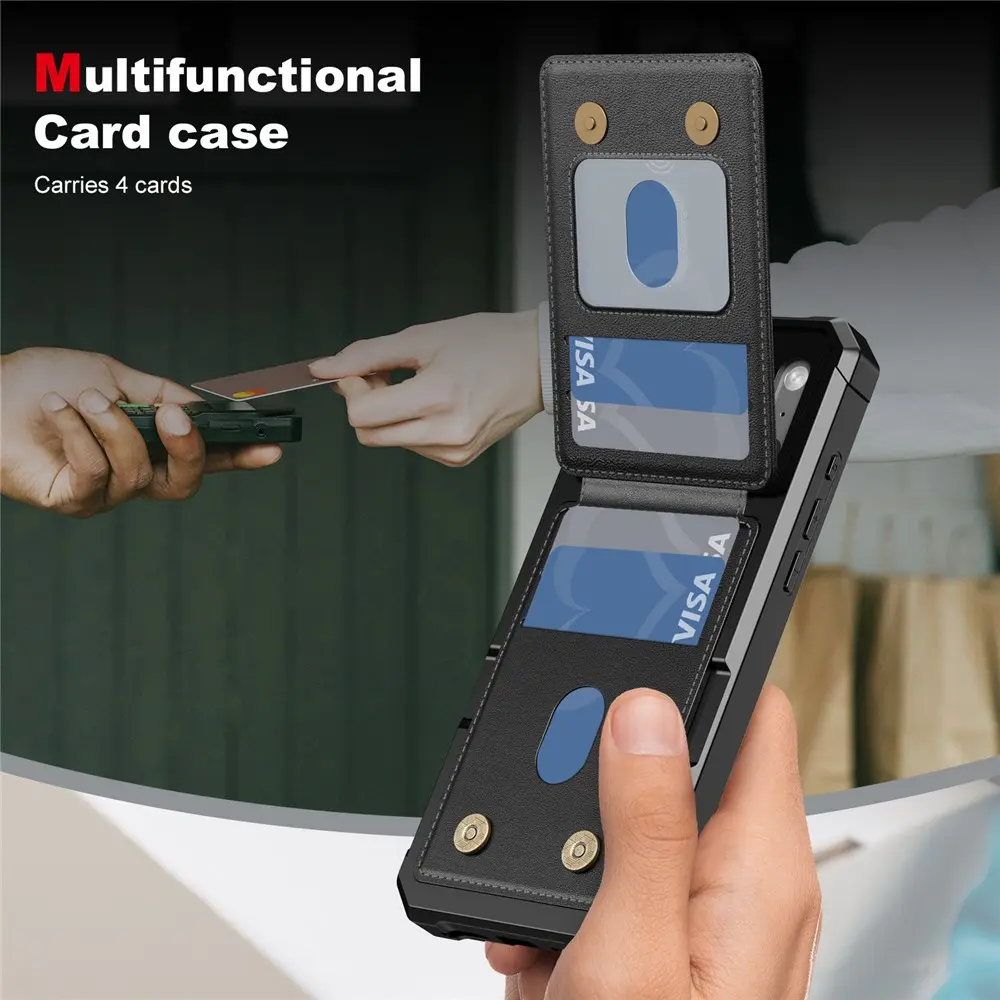 Clean Multi-slot Case iPhone 17 Pro Max Svart