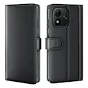 Xiaomi Redmi Note 17 5G pungcover i ægte læder, Sort