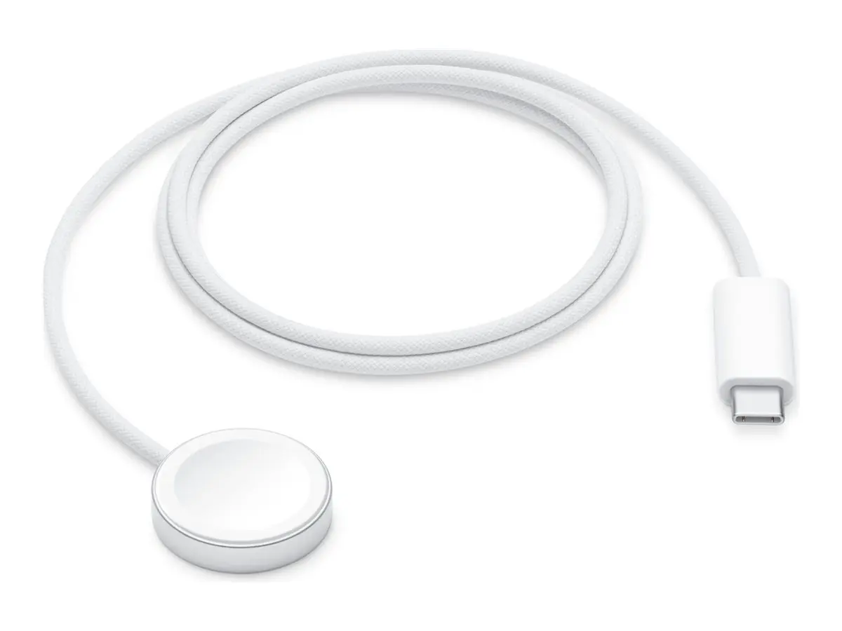 Apple Watch till USB-C Magnetisk Snabbladdningskabel 1m, vit