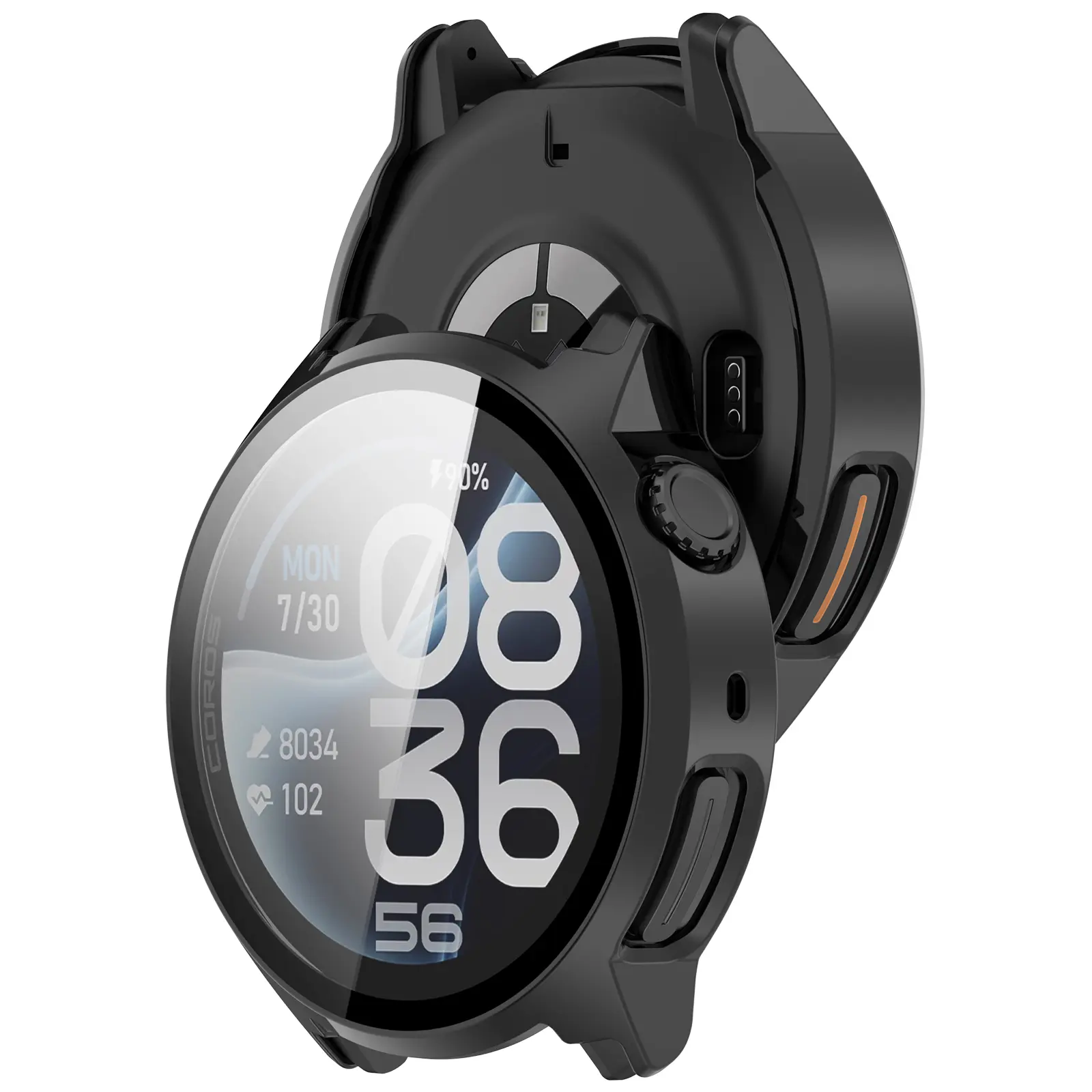 Full Cover Case Coros Pace 4 Pro Svart