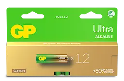 Ultra Alkaline AA batteri 15AU/LR6 (12-pak)