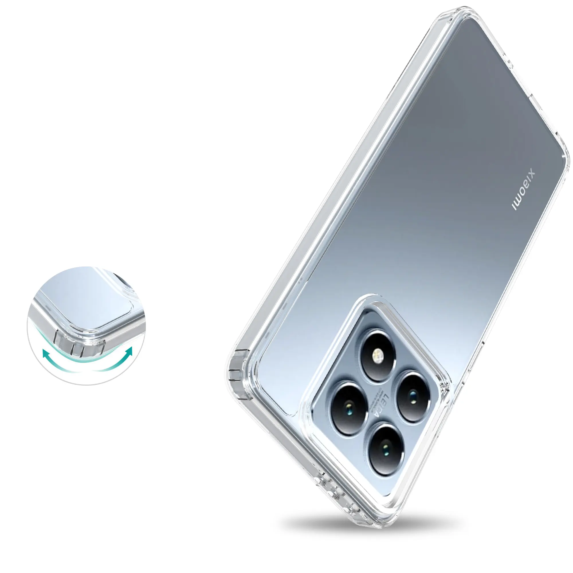 Hybridskal Xiaomi 14T Genomskinlig