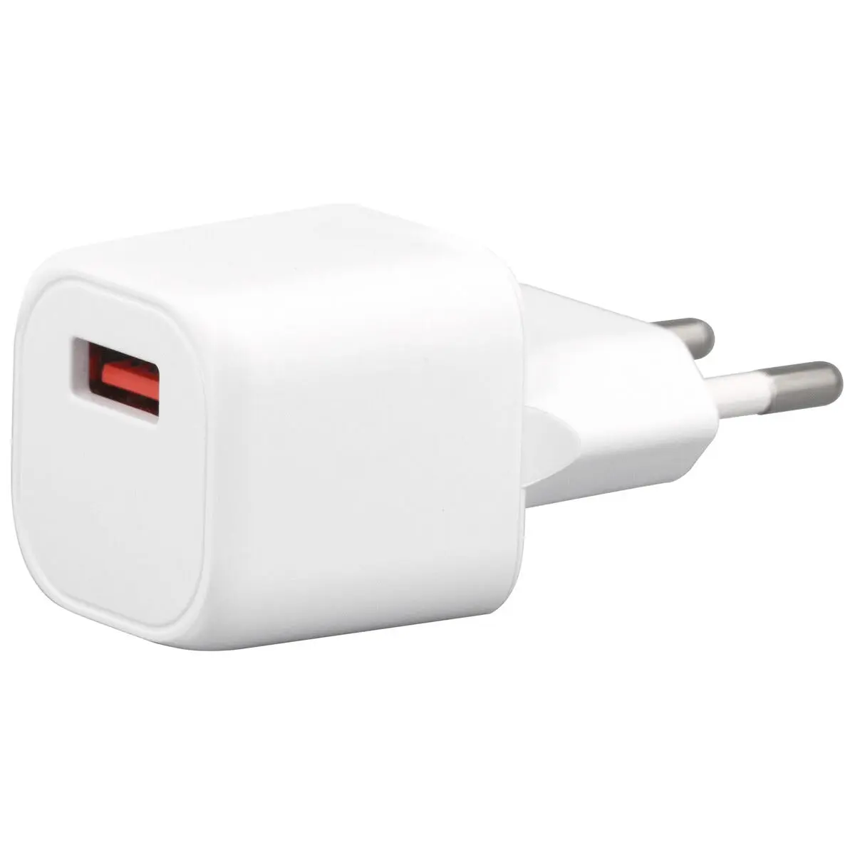 Vægoplader USB-A 18W QC3.0 Hvid