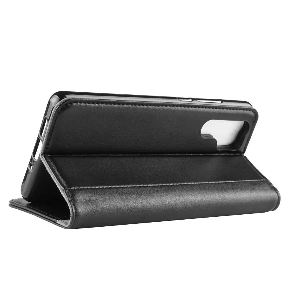 Äkta Läderfodral Huawei P30 Pro Svart