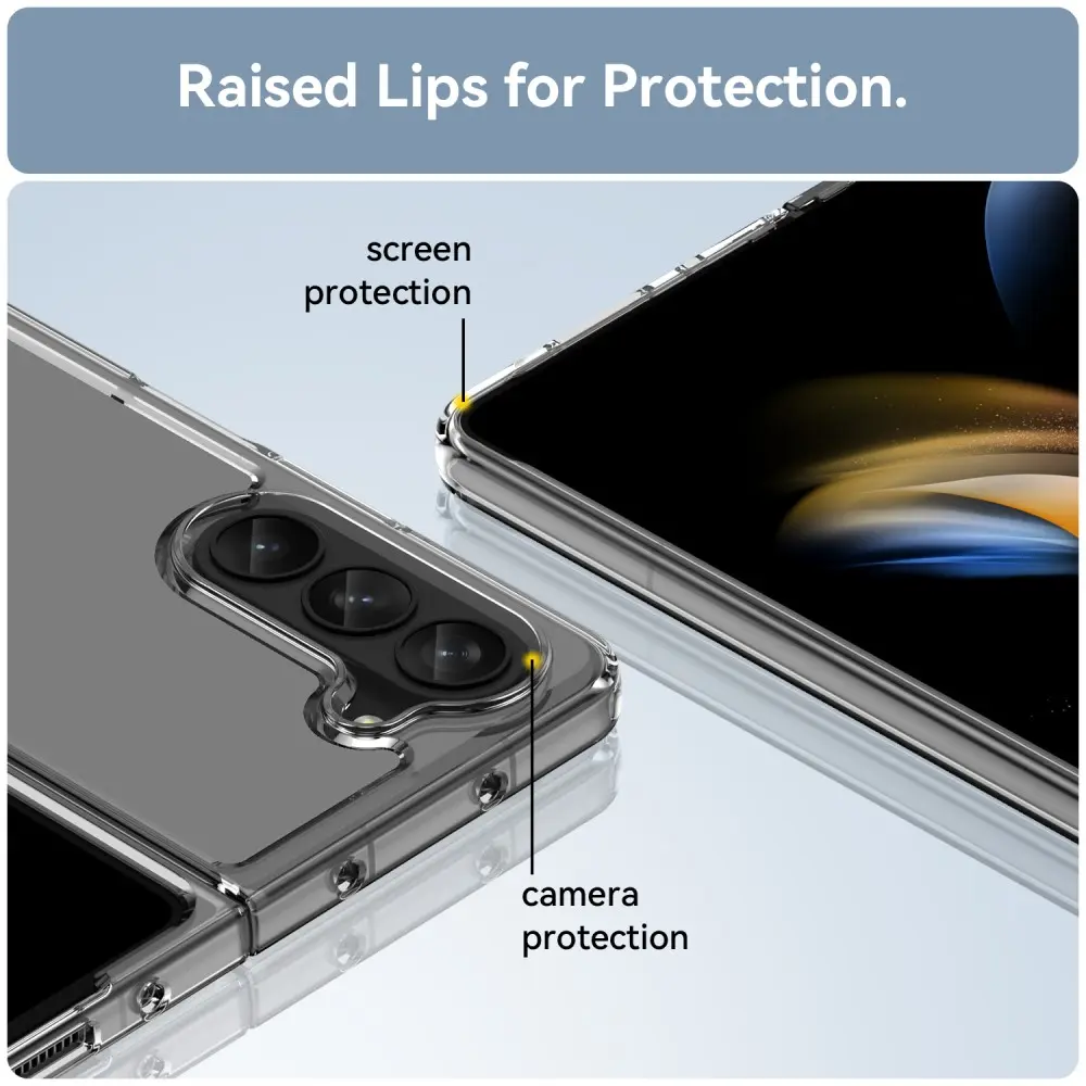 Hybridskal Samsung Galaxy Z Fold 5 Genomskinlig