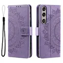 Læderetui Mandala Sony Xperia 1 VII Lilla