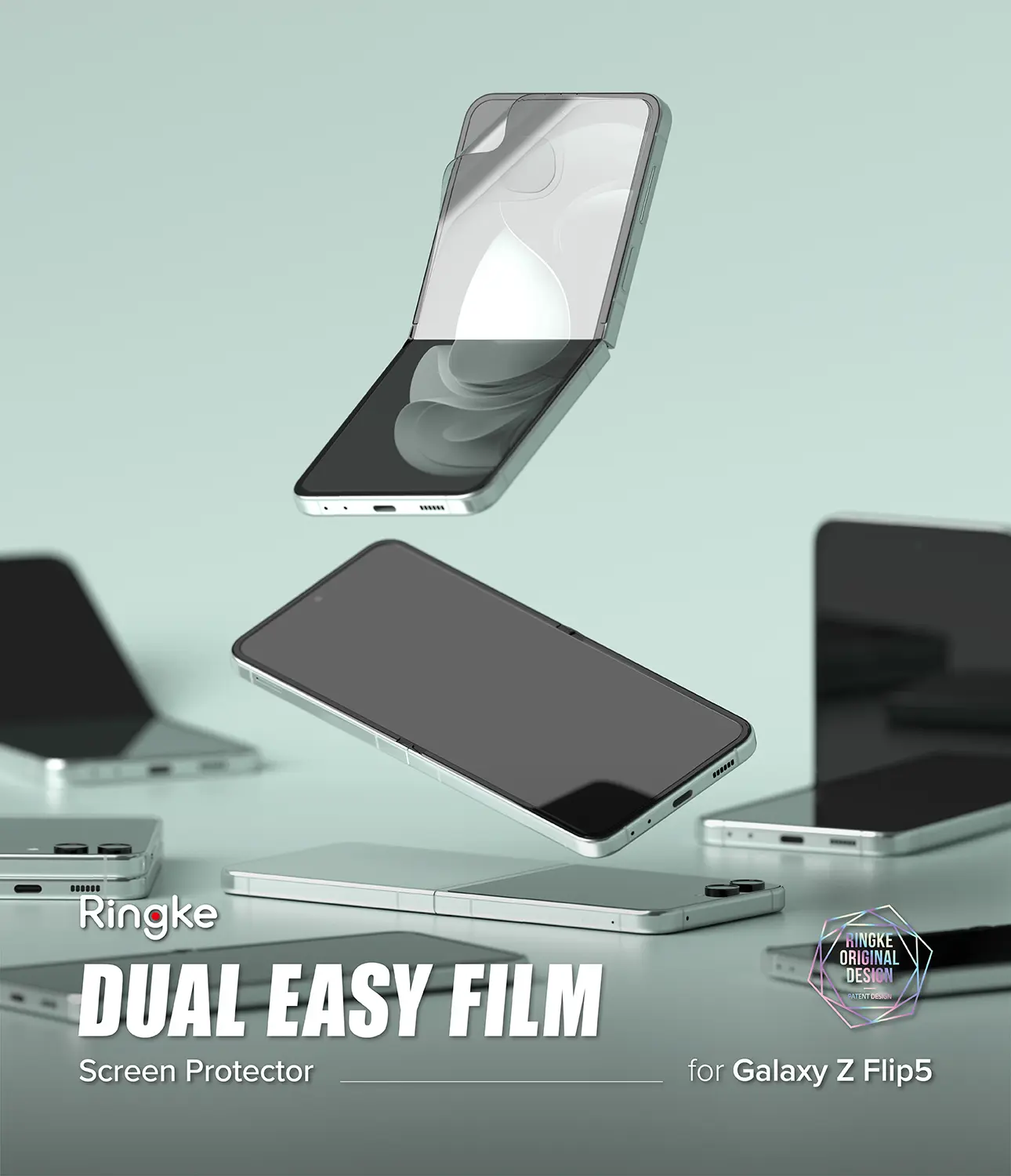 Dual Easy Screen Protector (2-pack) Samsung Galaxy Z Flip 5