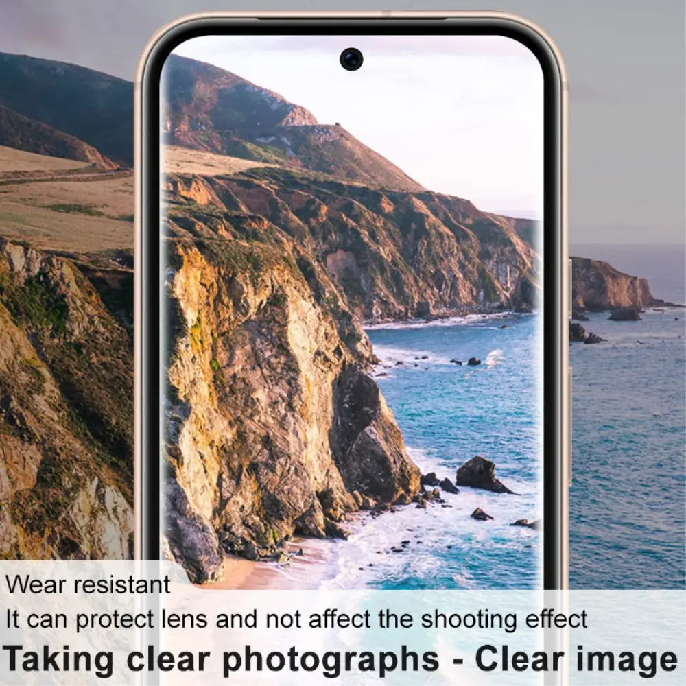 2-pack Härdat Glas Linsskydd Google Pixel 8a Genomskinlig
