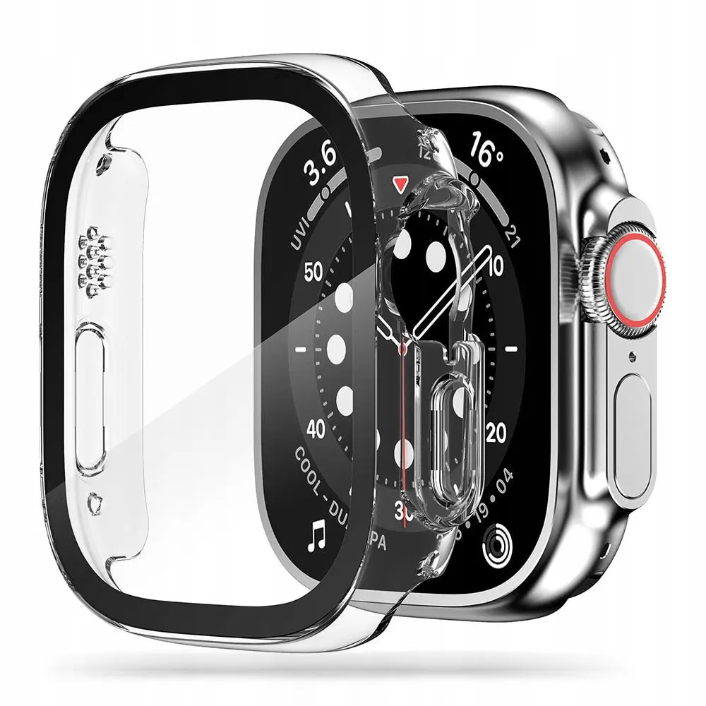 Full Cover Case Apple Watch Ultra 49mm 1st Gen Gjennomsiktig