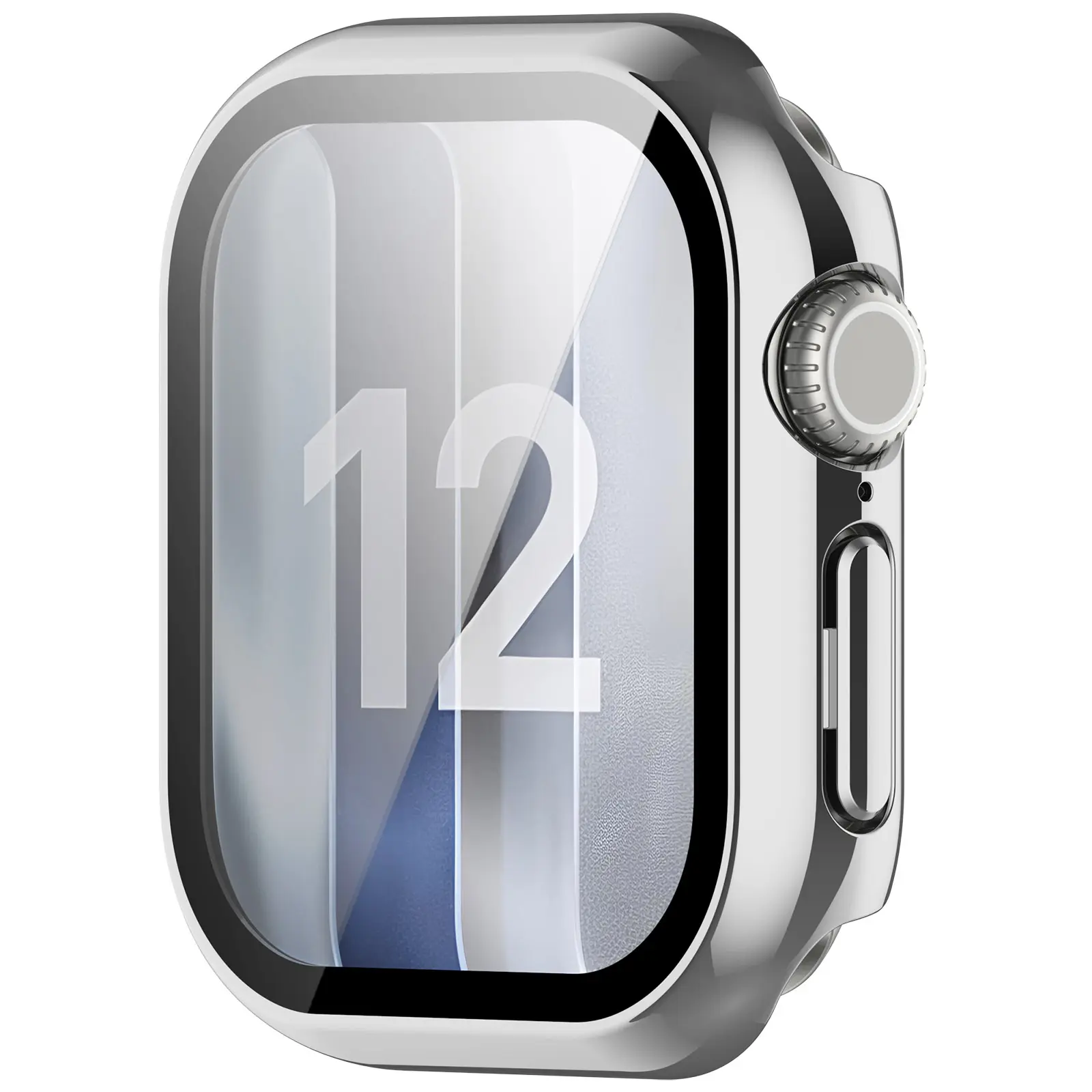 Full Cover Case Apple Watch Series 12 47mm Silver