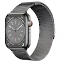 Armbånd Milanese Loop Apple Watch Series 1-3 38mm Graphite