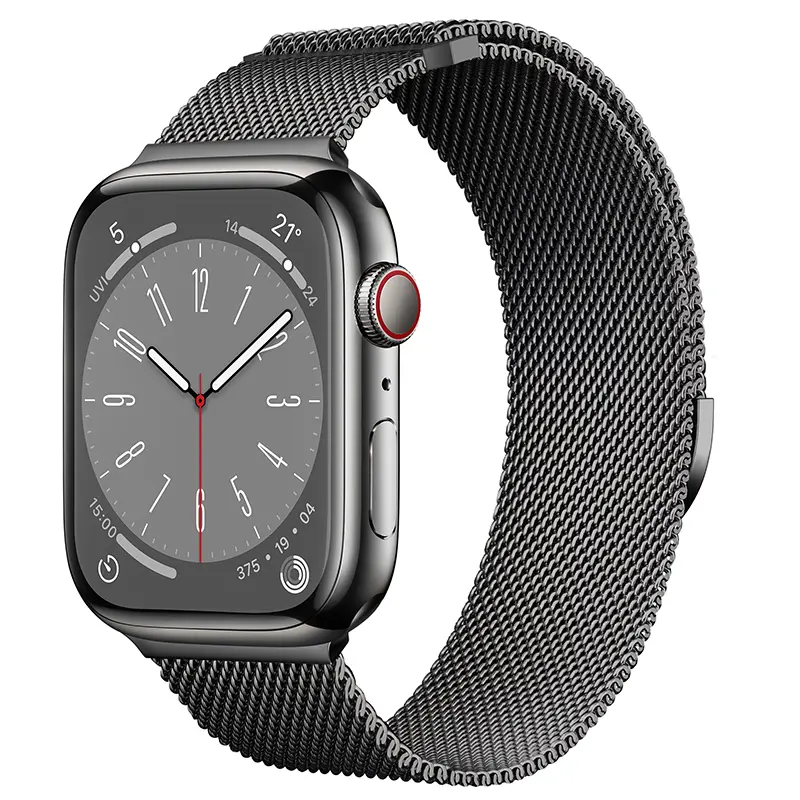 Apple Watch Series 1-3 38mm Reim Milanese Loop, Graphite