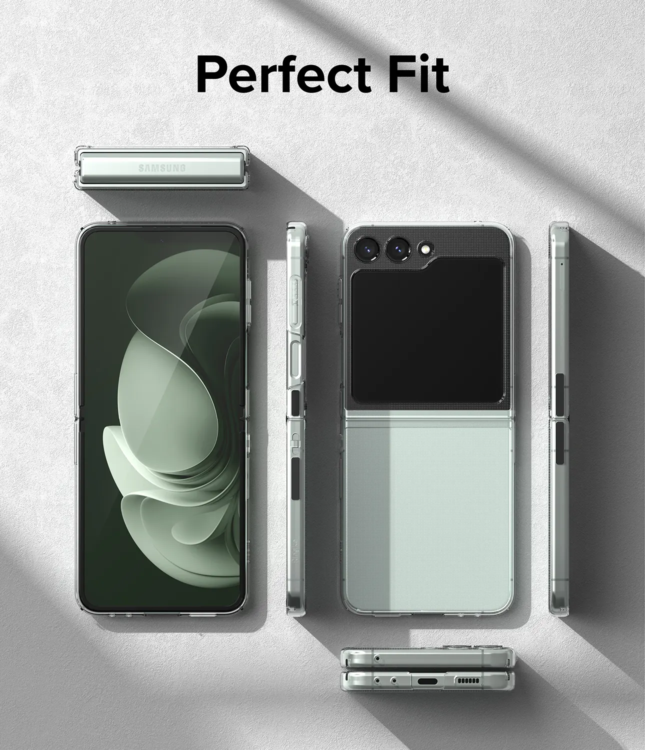 Slim Case Samsung Galaxy Z Flip 5 Genomskinlig