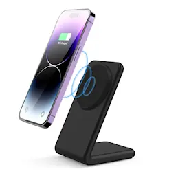 Modern Trådløs Magnetisk Ladebase svart