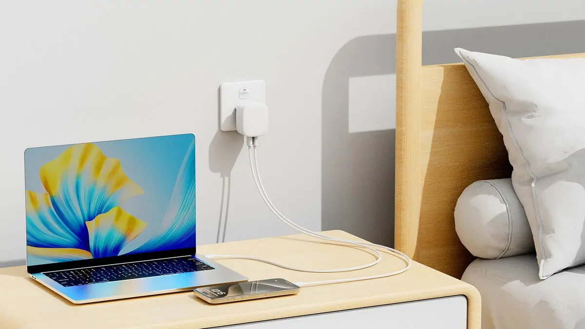 Väggladdare 2 x USB-A Vit