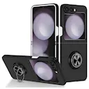 Samsung Galaxy Z Flip 7 Cover magnetisk ringholder sort