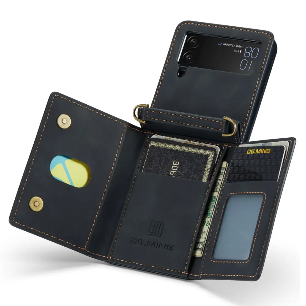 Card Slot Case Samsung Galaxy Z Flip 3 Svart