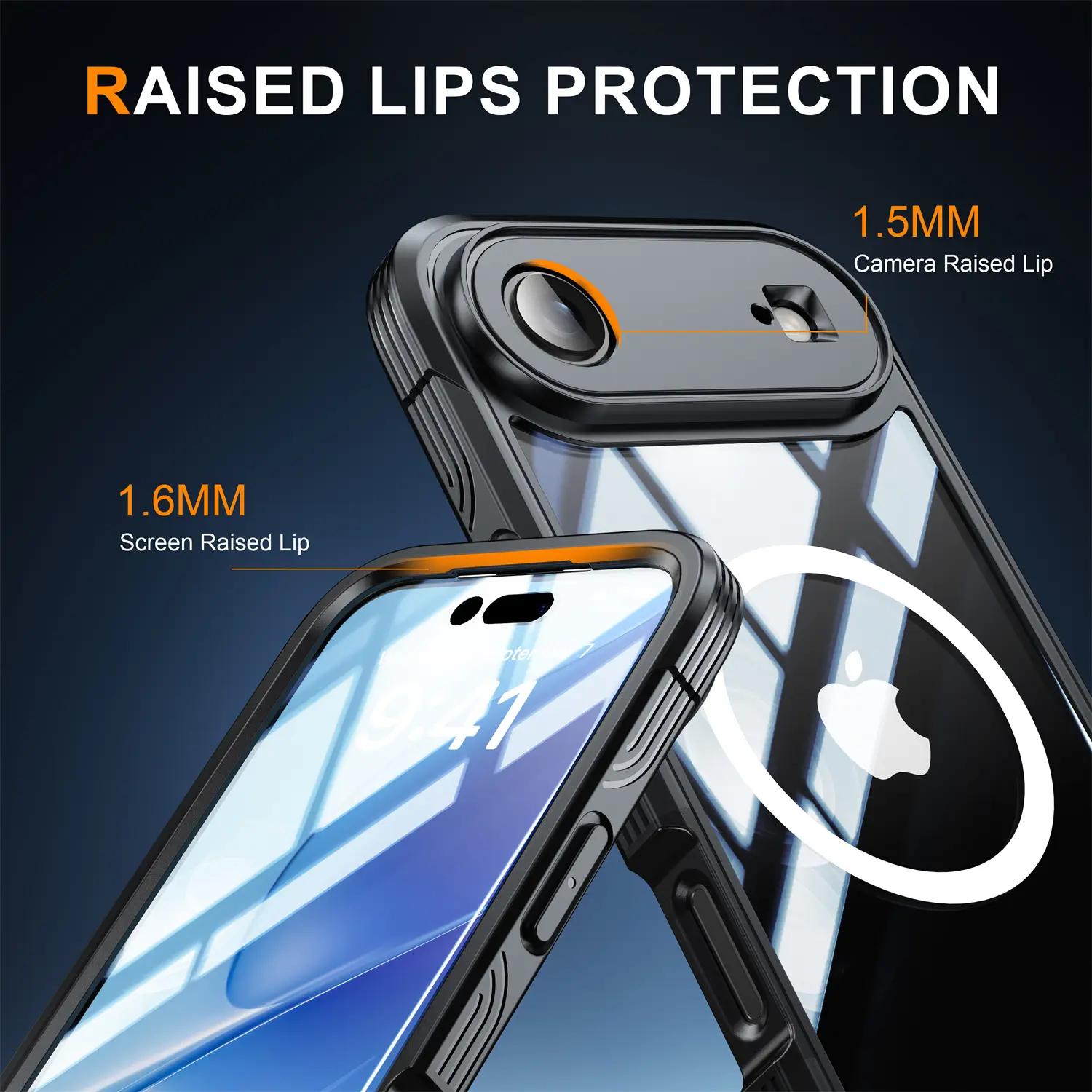 Premium Full Protection Case iPhone Air Svart