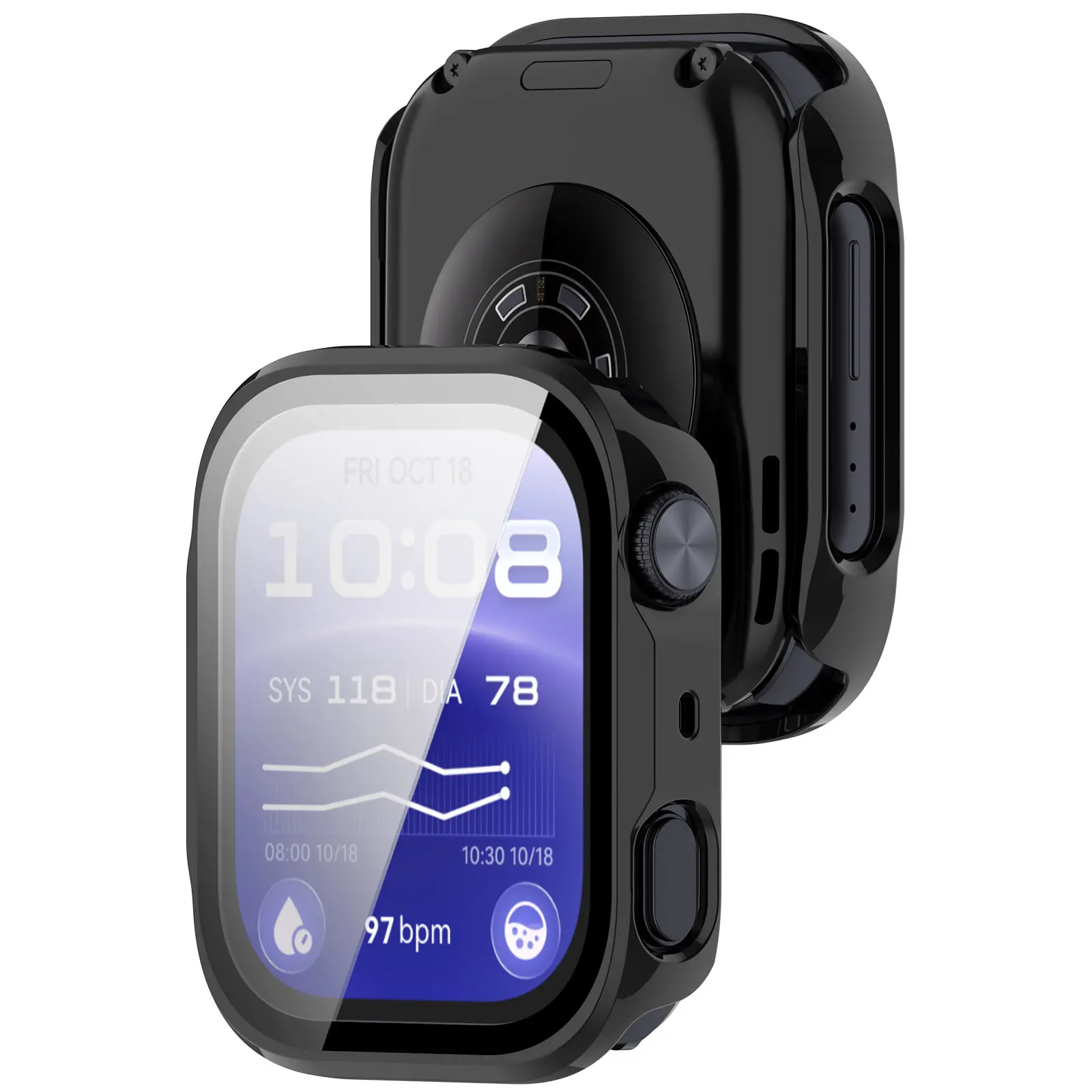 Full Cover Case Huawei Watch D3 Svart