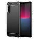 Sony Xperia 10 V Cover TPU Brushed Sort