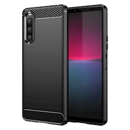 Sony Xperia 10 V Cover TPU Brushed Sort