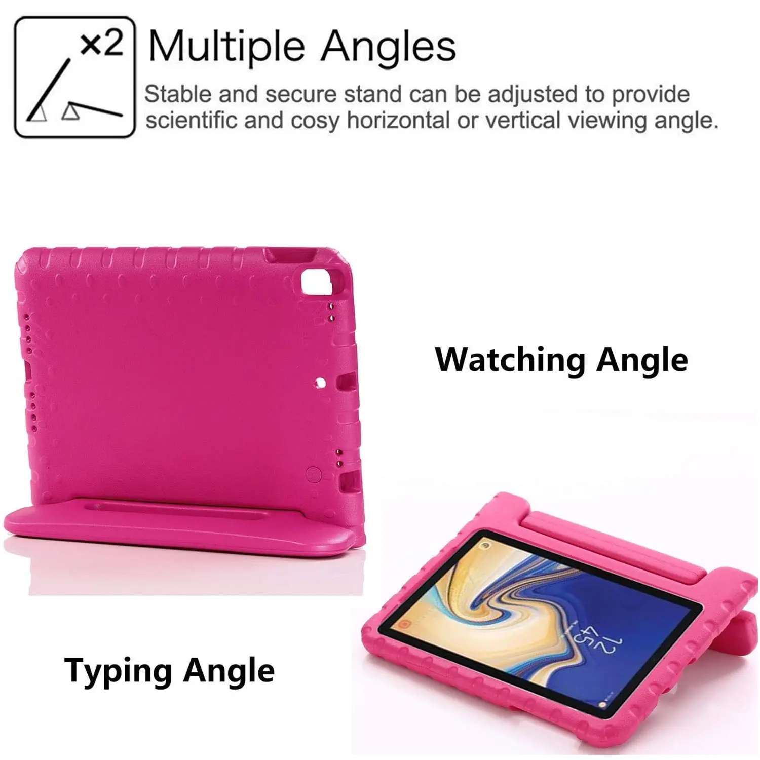 Stöttåligt EVA Skal Apple iPad Air 10.5 3rd Gen (2019) Rosa