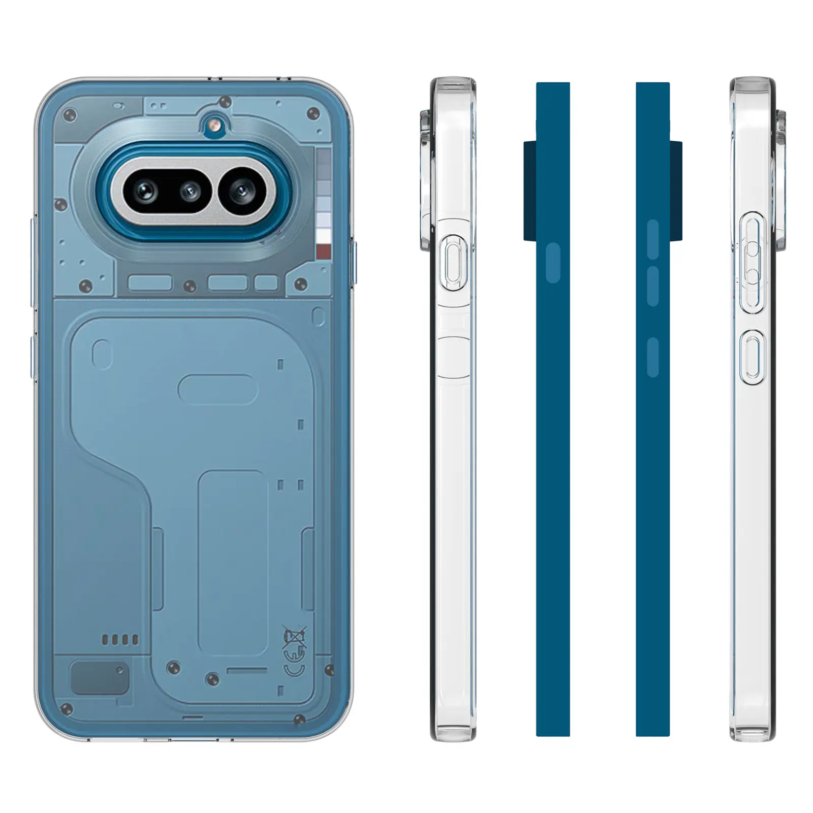TPU Case Nothing Phone 4a Genomskinlig