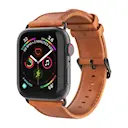Leather Watch Band Apple Watch 45mm Series 8 Tan