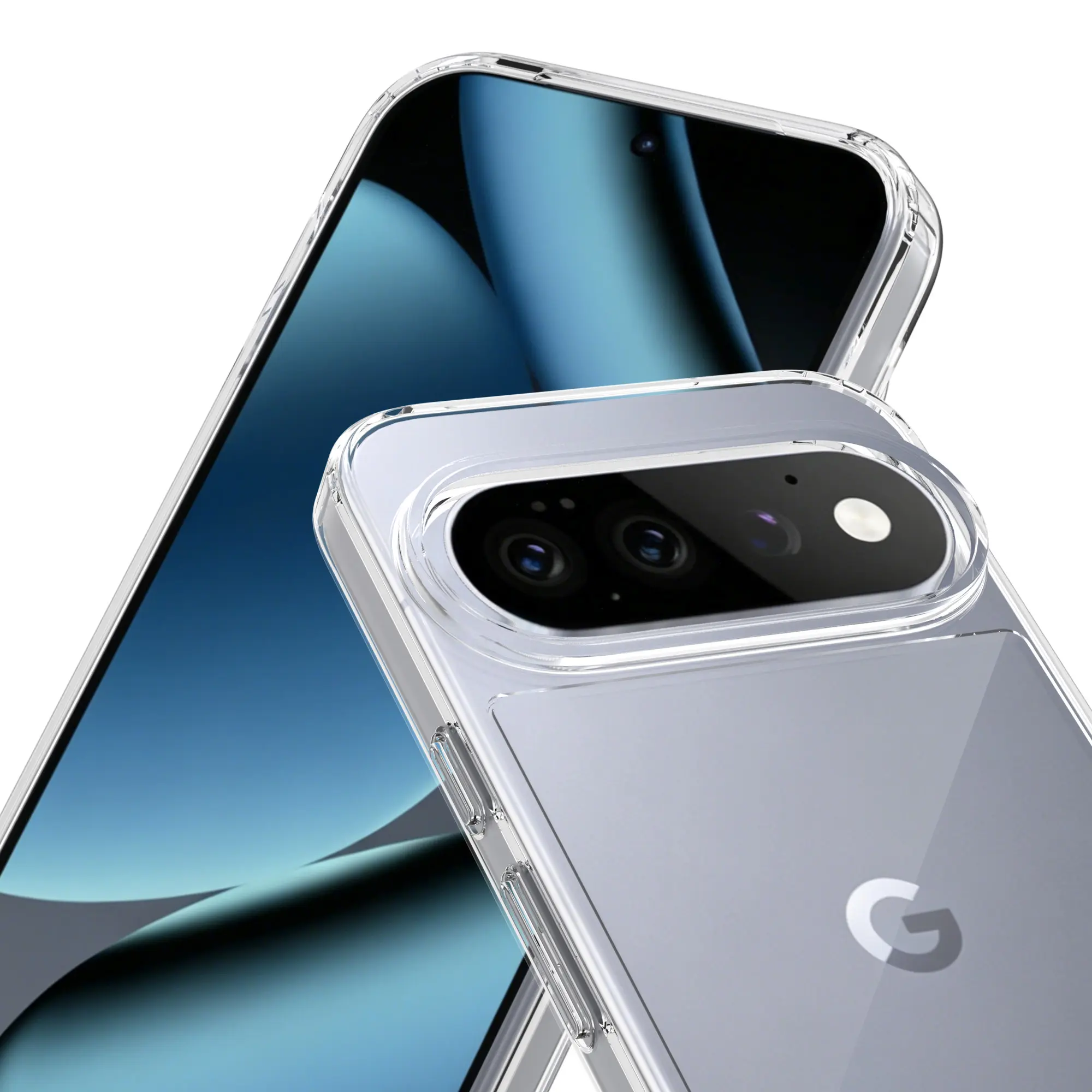 Hybridskal Google Pixel 11 Pro Genomskinlig
