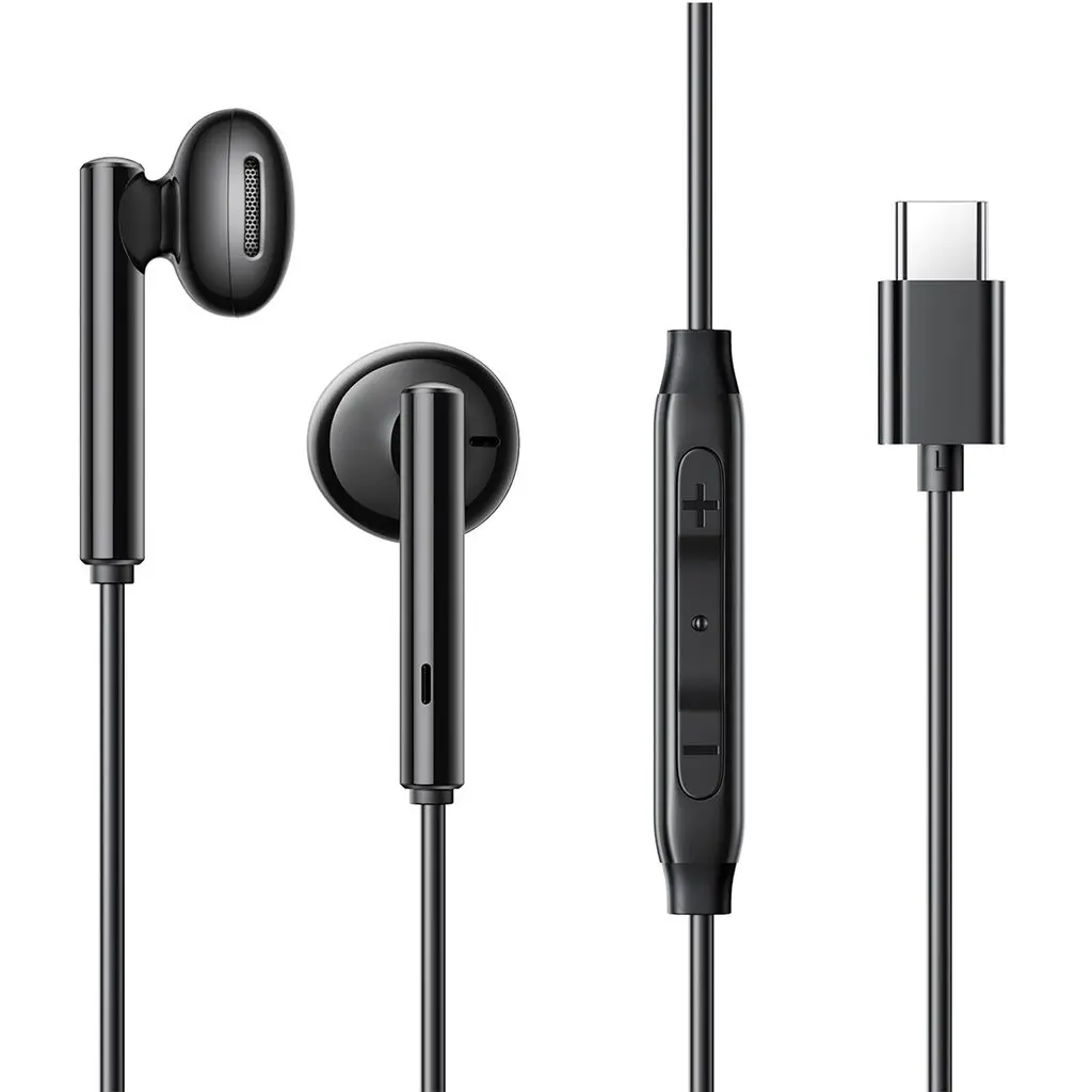 USB-C Half In-Ear Høretelefoner Sort