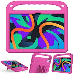  Lenovo Tab M11 Stødsikkert cover/etui med håndtag - Perfekt til børn, Lyserød