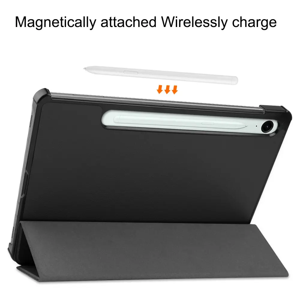Fodral Tri-fold Samsung Galaxy Tab S9 FE Svart