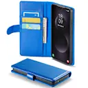 Ægte Læderetui Samsung Galaxy S26 Ultra Blå