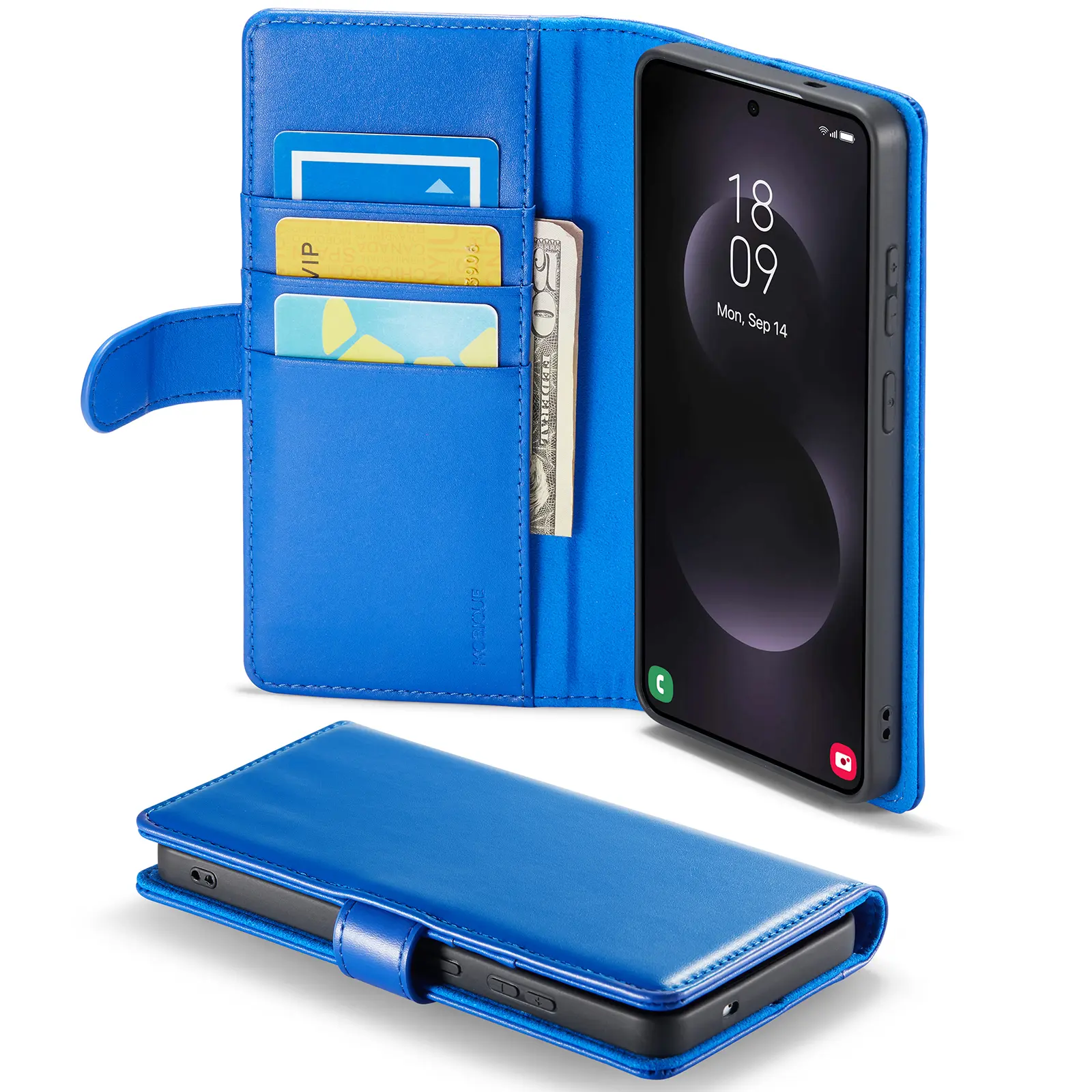 Ægte Læderetui Samsung Galaxy S26 Ultra Blå