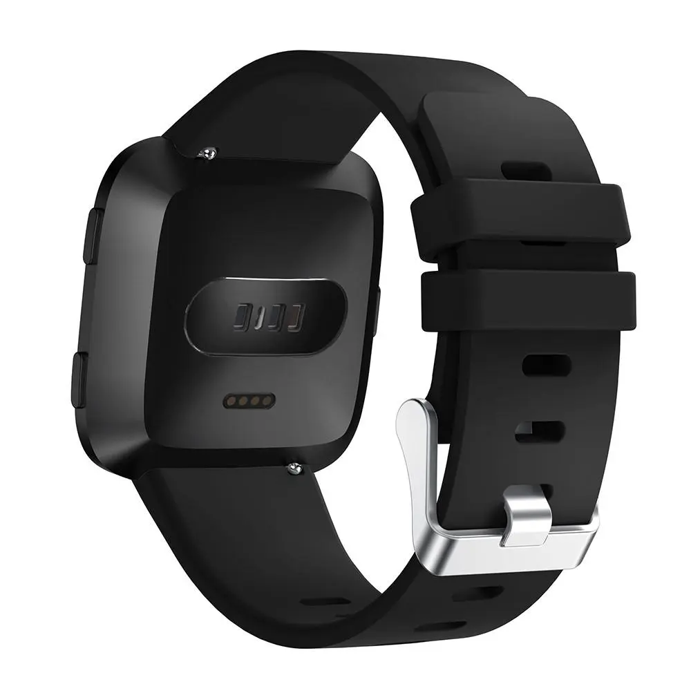 Silikonarmband Fitbit Versa 2/Versa Svart