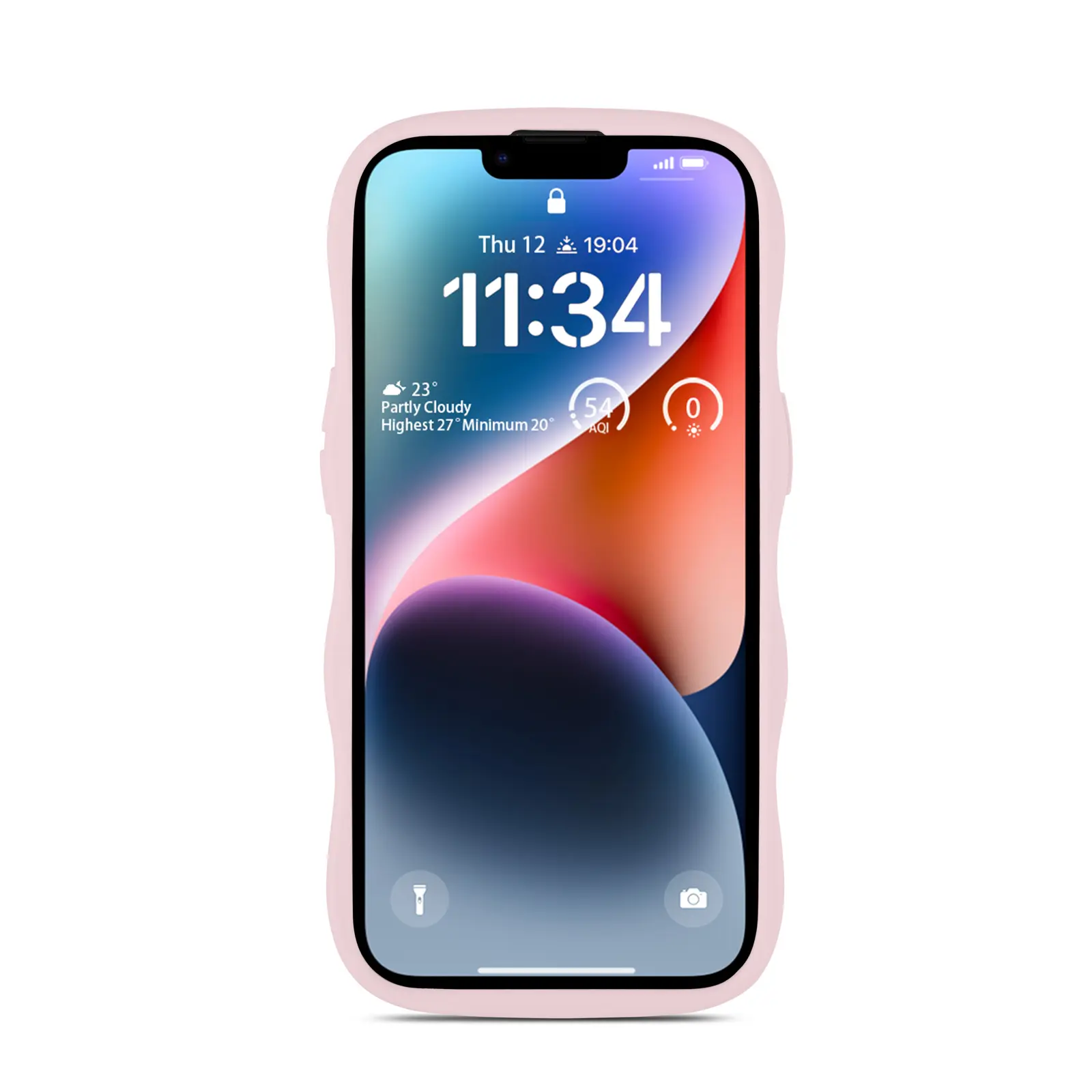 The Wave Case iPhone 14 Rosa