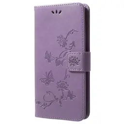Samsung Galaxy S9 Plus Suojakotelo perhoskuviolla, Liila