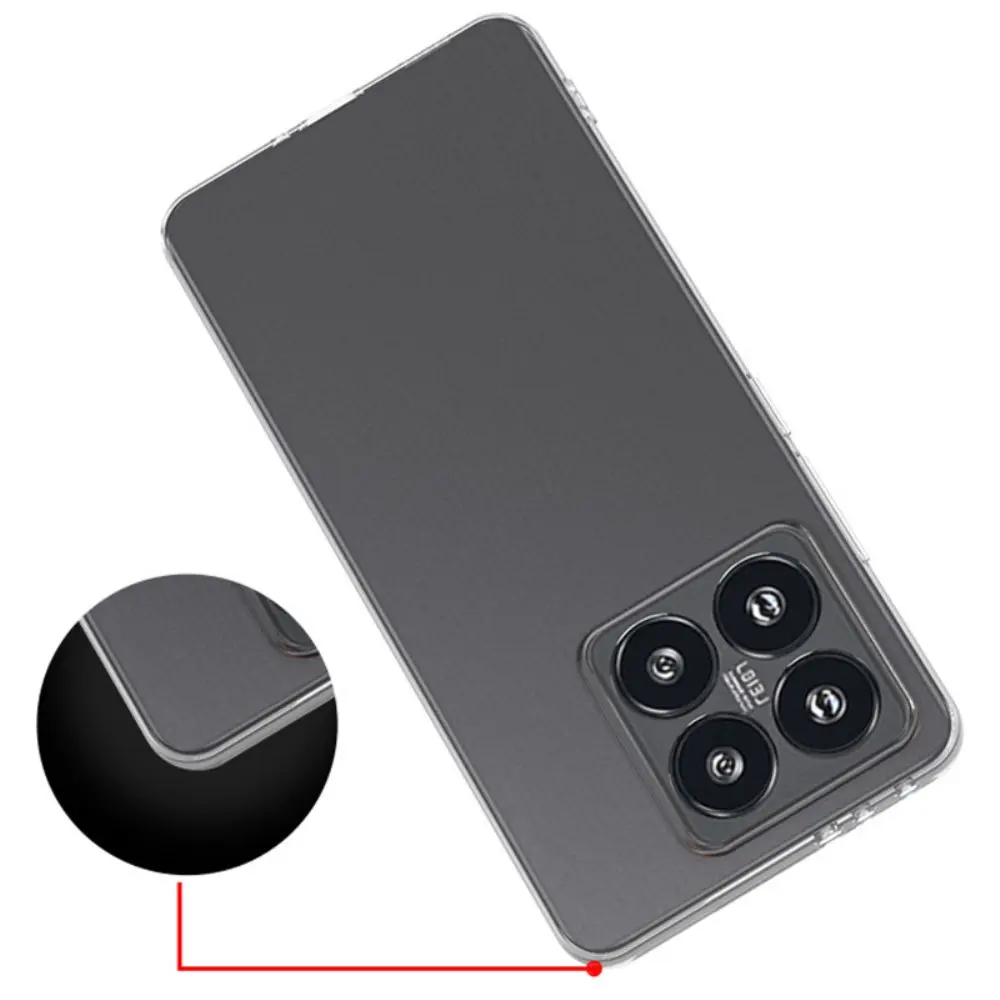 TPU Case Xiaomi 14T Genomskinlig