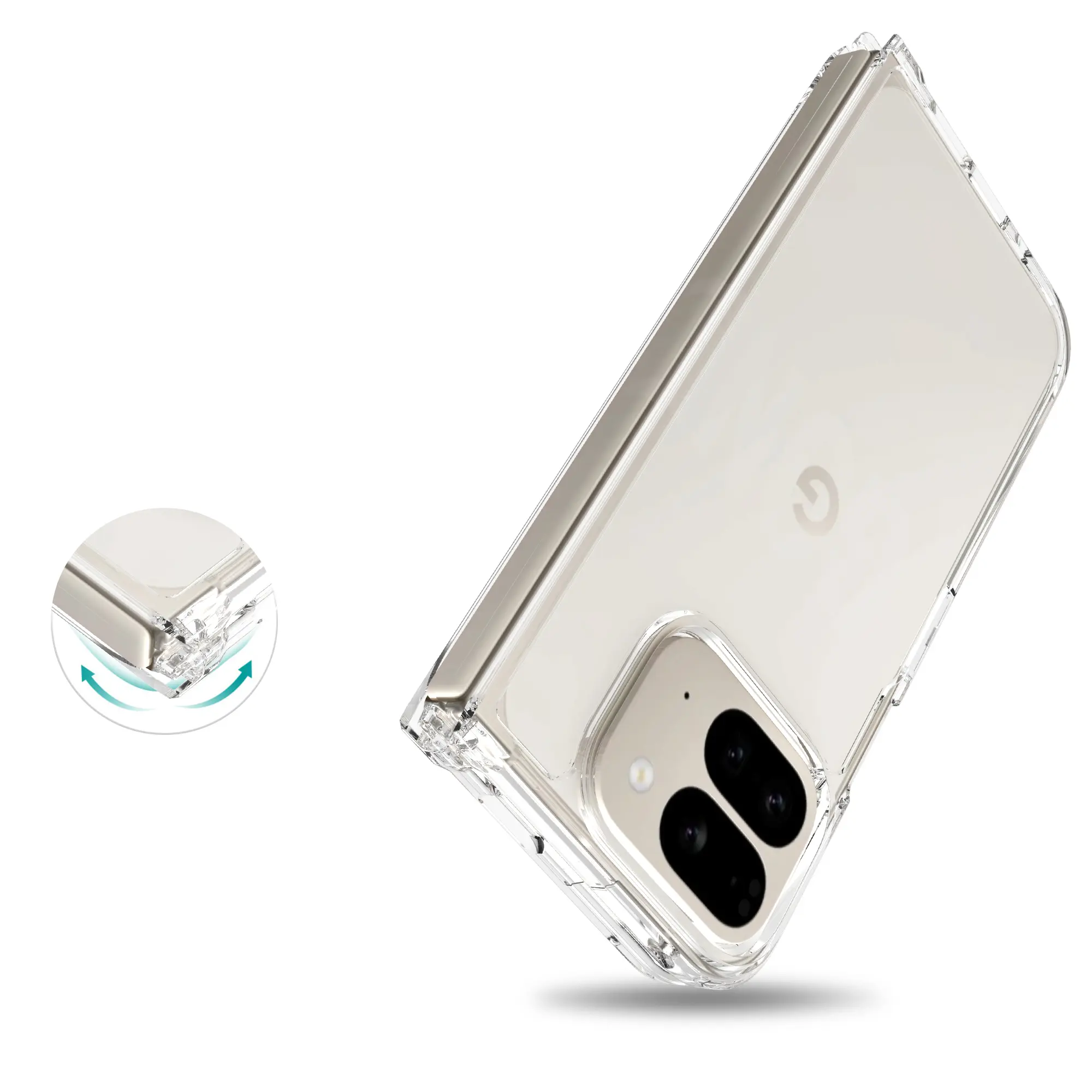 Hybridskal Google Pixel 9 Pro Fold transparent