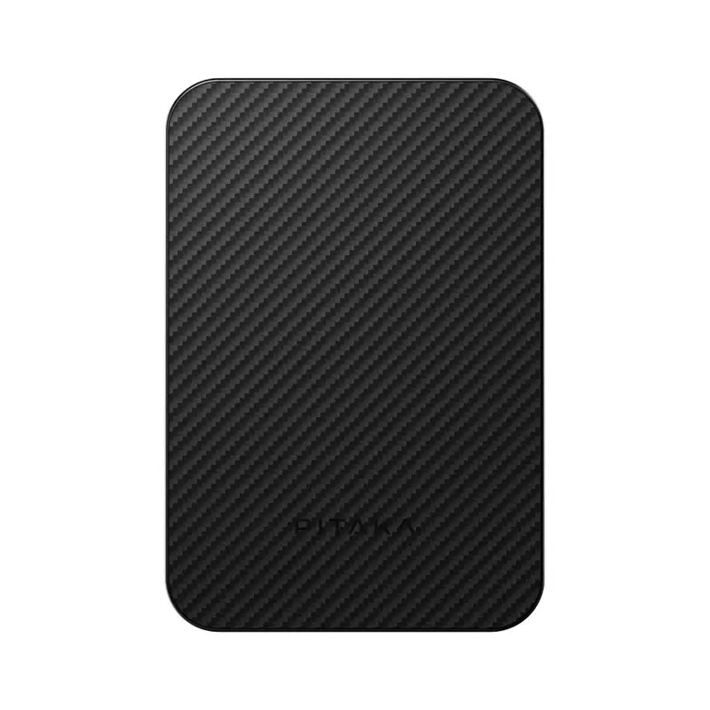 MagSafe Powerbank i aramidfiber Qi2 5000mAh, Sort